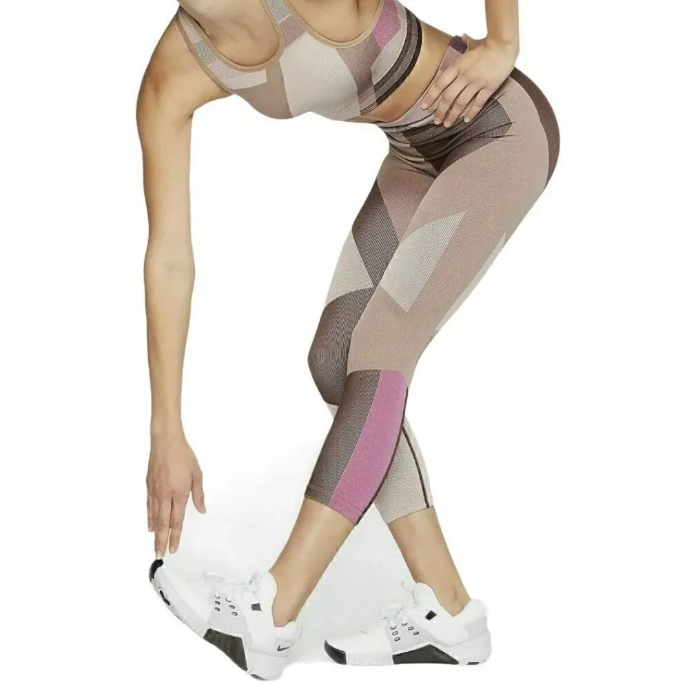 Nike Sculpt Icon Clash Crop Running Tights